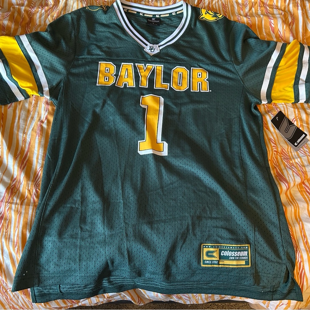 Fall 2023 Baylor University Bears Football Jersey - No. 1 - Men’s L - NWT
